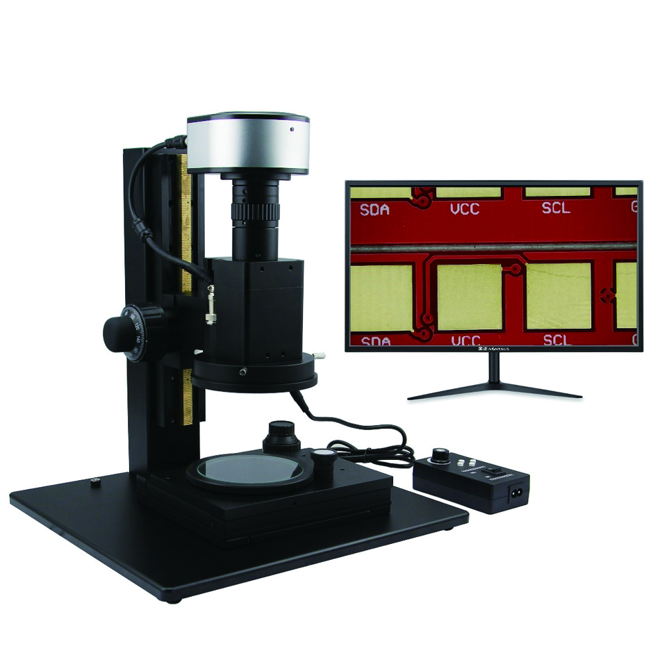 ZX650MP电动变倍智能测量高清视频显微镜 实时显示倍率 实时测量尺寸
